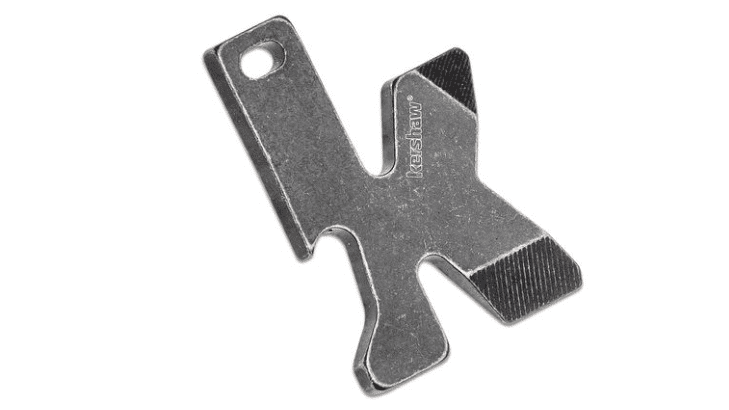 K-Tool Keychain Multi Tool, 2" Overall, Blackwash - K TOOL