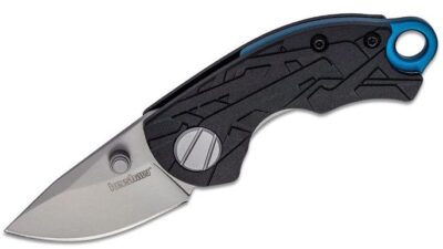 Aftereffect  Jens Anso Hub Folding Knife 1.7" Bead Blast Blade, Black GFN Handle, Liner Lock 1180
