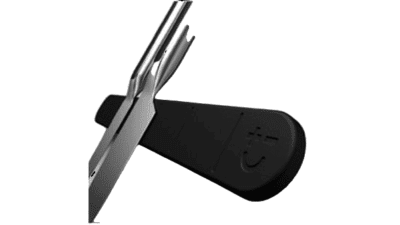 Magnetic Knife Rack 11.8"/30 cm for up to 5 Knives Wall Mount Strip MMKR01-30-BK