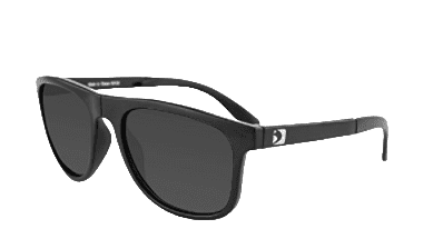 Hex Folding Sunglasses Matte Black Frame/smoked Lens EHEX001