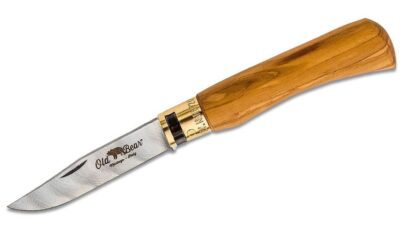 Antonini Medium Folding Knife  Olive Wood Handle 9307/19LU