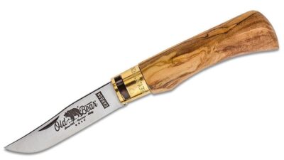 Antonini Large Folding Knife  Olive Wood Handle 9307/21LU