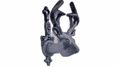 Set of 2 Deer Sword Hangers 203337