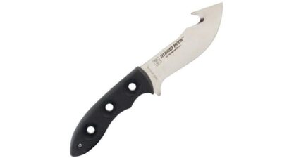 Hybrid Hook Hunter Knife 4" Fixed Blade with Gut Hook HK-30N