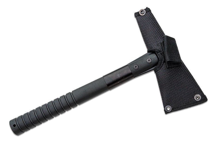 Fasthawk Tactical Tomahawk with 2-Inch Steel Axe Blade and Black Ballistic Nylon Sheath, Black Finish F06TN-CP - Image 2