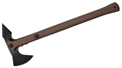 Trench Hawk Drop Forged Combat Tomahawk 19" Overall, Flat Dark Earth, Secure-Ex Sheath 90PTHF