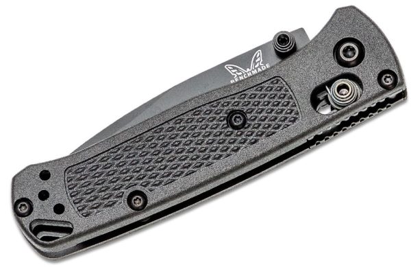 Mini Bugout CF-Elite AXIS Folding Knife 2.82" S30V Black DLC Plain Blade, Graphite Black CF-Elite Handle 533BK-2 - Image 2