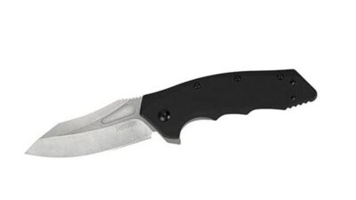 Flitch Assisted Flipper 3.25" Stonewashed Sheepsfoot Blade, GFN Handle, Liner Lock 3930X