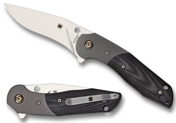 Brad Southard Hanan Flipper 2.95" S30V Satin Plain Blade, Smooth G10 Handle with Titanium Bolsters C227GP - Image 5