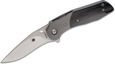 Brad Southard Hanan Flipper 2.95" S30V Satin Plain Blade, Smooth G10 Handle with Titanium Bolsters C227GP
