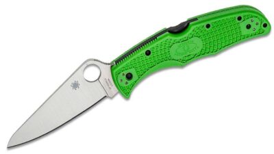 Pacific Salt 2 Folding Knife 3.76" LC200N Satin Plain Blade, Green FRN Handle, Lockback C91FPGR2