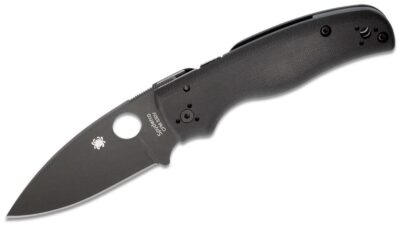 Shaman™ Folding Knife CPM-S30V Plain Blade Black G10 Handle Compression Lock C229GP