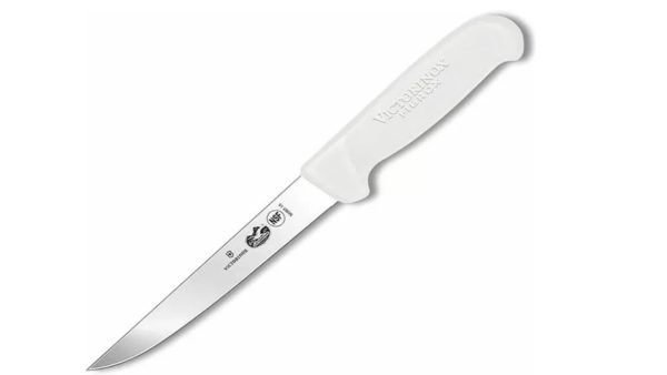 Boning Knife Fibrox Straight Wide Blade White 6" (15 cm) 5.6007.15