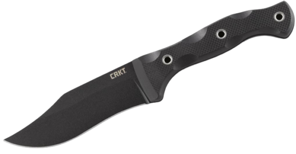 Rakkasan™ Fixed 4.894" Black Clip Point Blade, Black G10 Handle 1520