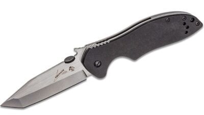Emerson Design CQC-7K Folding Knife 3.25" Two-Tone Tanto Blade, G10 and Stainless Steel Handle, Frame Lock 6034T