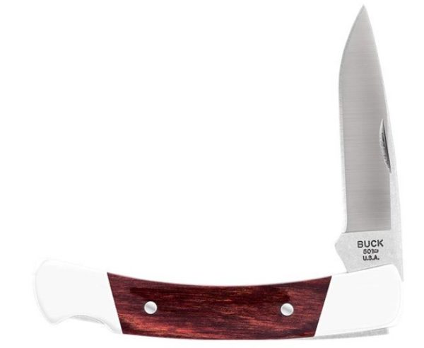 501 Squire Rosewood Handle Drop Point Blade Folding Knife  0501RWS-B - Image 3