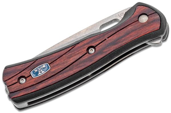 341 Vantage Avid Small Rosewood Handle Drop Point Pocket Knife 0341RWS-B - Image 3