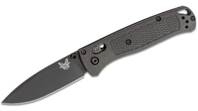 Bugout CF-Elite AXIS Folding Knife 3.24" S30V Black Cerakote Plain Blade, Graphite Black CF-Elite Handle 535BK-2