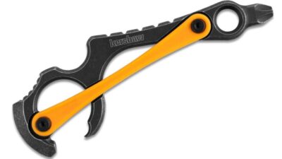 Downforce Black & Yellow Keychain Multi-Tool, 3.5" Overall  8820