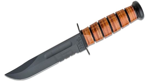 USMC Fighting Knife Partly Serrated 1218