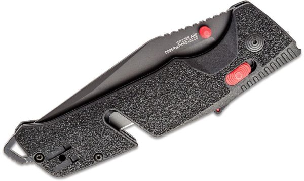 Trident AT Black and Red Tanto Assisted Folding Knife  11-12-04-57 - Image 2