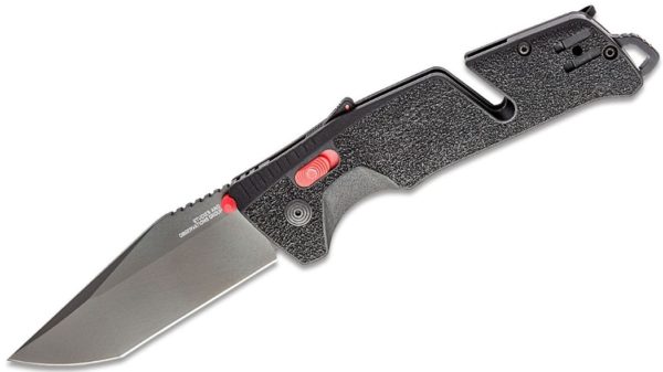 Trident AT Black and Red Tanto Assisted Folding Knife  11-12-04-57