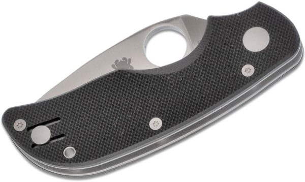 Cat Folding Knife 2.44" CTS-BD1N Satin Plain Blade, Black G10 Handle, Liner Lock C129GP - Image 2