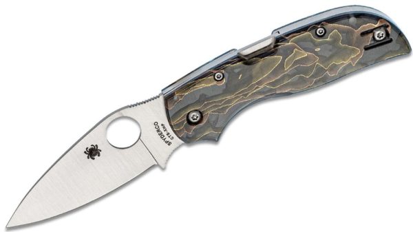 Chaparral Folding Knife 2.8" CTS XHP Satin Plain Blade, Raffir Noble Handle, Lockback C152RNP