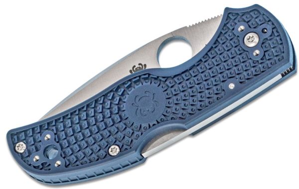 Native 5 Lightweight  Pocket Knife 3" S110V Satin Plain Blade, Dark Blue FRN Handle, Lockback C41PDBL5 - Image 2