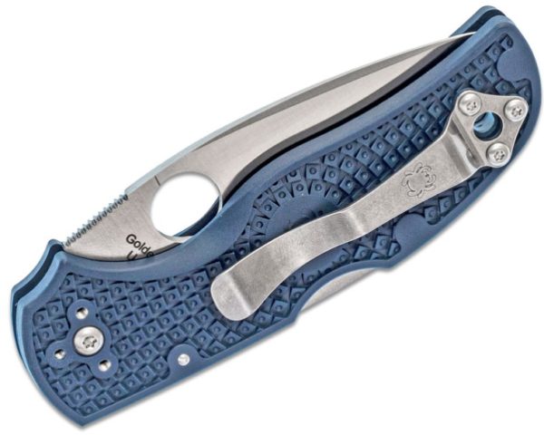 Native 5 Lightweight  Pocket Knife 3" S110V Satin Plain Blade, Dark Blue FRN Handle, Lockback C41PDBL5 - Image 3