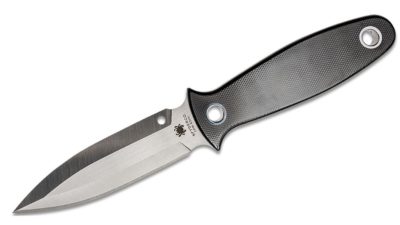 Nightstick Boot Knife 4.14" CPM-S30V Satin Single Edge Blade, Black G10 Handle, Boltaron Sheath with G-Clip FB47GP