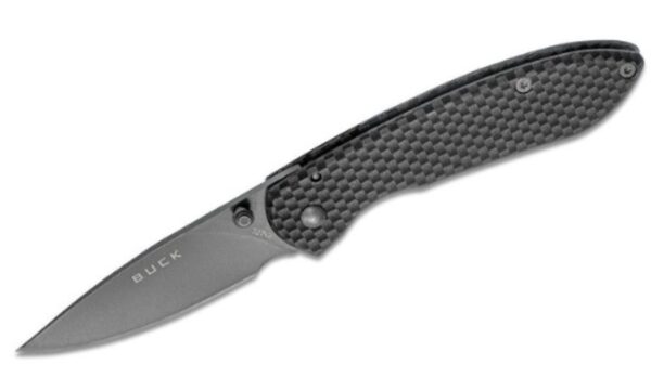 327 Nobleman Frame Lock Knife Carbon Fiber (2.625" Gray) 0327CFS-B