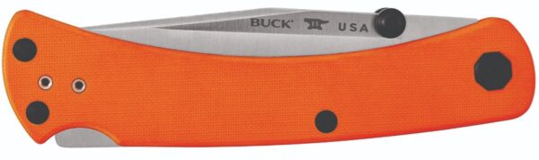 110 Slim Pro TRX Folding Hunter Knife, Orange G10 Scales, BOS S30V Blade W/ Pocket Clip 0110ORS3-B - Image 2