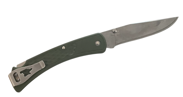 110 Slim Select Folding Knife OD Green Handle 0110ODS2-B - Image 2