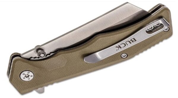 252 Trunk Stainless Steel Folding Knife, Cleaver Blade 0252TNS-B - Image 4