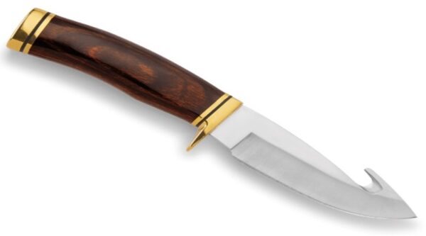 191 Zipper™ Fixed Blade Knife Wood Handle with Sheath 0191BRG-B - Image 4