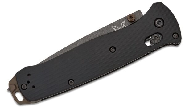 Bailout AXIS Folding Knife 3.38" CPM-M4 Tungsten Gray Tanto Plain Blade, Black Aluminum Handle 537GY-03 - Image 2