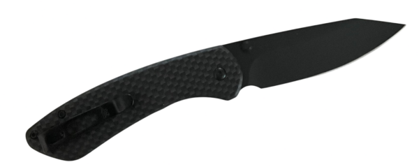 744 Sovereign Button Lock Pocket Knife, Carbon Fiber 0744CFS-B - Image 2