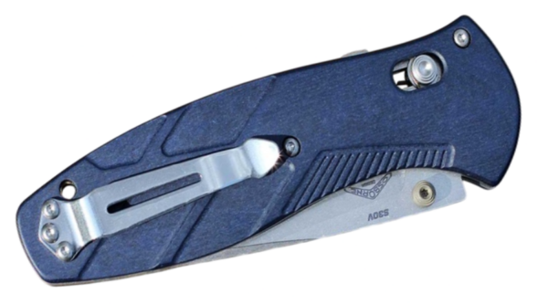 Barrage AXIS Assisted Folding Knife 3.6" S30V Stonewashed Drop Point Blade, Blue Canyon Richlite Handle 581-03 - Image 4