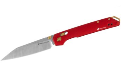 Iridium Folding Pocket Knife, 3.4" D2 Steel Blade, DuraLock Locking Mechanism, Pocketclip 2038RRD