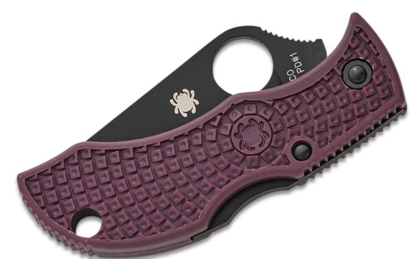 Manbug Sprint Run Folding Knife 1.90" CTS-PD#1 Black Plain Blade, Burgundy FRN Handle, Lockback MBBGBKP - Image 3