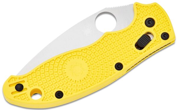 Manix 2 Salt Lightweight Ball Bearing Lock Folding Knife 3.37" Satin CPM-MagnaCut Plain Blade, Yellow FRN Handle C101PYL2 - Image 3