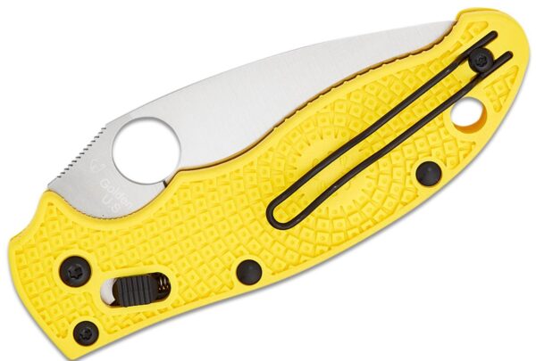 Manix 2 Salt Lightweight Ball Bearing Lock Folding Knife 3.37" Satin CPM-MagnaCut Plain Blade, Yellow FRN Handle C101PYL2 - Image 4