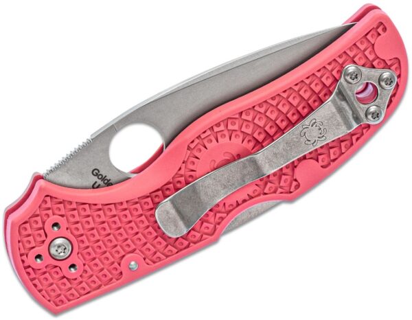 Native 5 Folding Knife 3" S30V Satin Plain Blade, Pink FRN Handle, Lockback  C41PPN5 - Image 3