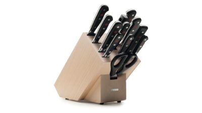 Messer Block Classic 13 Pieces Braun Set Precision Forged High-Carbon Stainless Steel Blade 1090171201