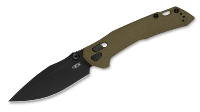 Zero Tolerance 4 inch CPM M4 Steel Blade Folding Knife, Olive Green G10 Handle, Duralock Mechanism, Manual Opening 0203