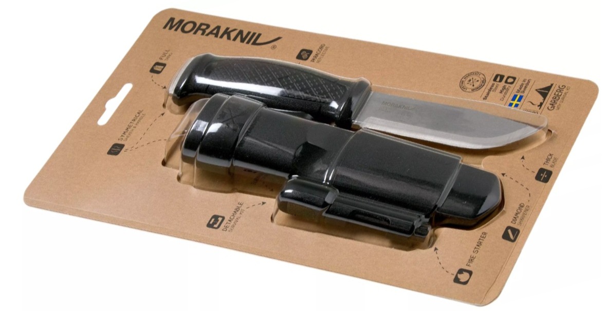 Mora Garberg Sandvik Stainless Steel Full-Tang Fixed-Blade Survival Knife with Sheath and Fire Starter 4.3 Inch 13914 - Image 6