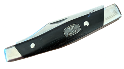 303 Cadet  Blade Slipjoint Folding Knife 3.35" Closed, Ebony Wood Handle 0303BRS2-B