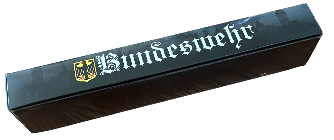 MI220 German Military Combat Fixed Blade Knife, Stainless Steel, Standard Edge, Black Handle HK8482-110P - Image 6