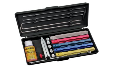 Professional Sharpening System 5 Hone Stones + Guide Rods + Oil  LKCPR
